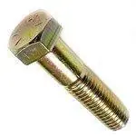 Limited Time M8-1.25 X 60mm Hex Head Cap Screws Class 10.9 Steel Yellow Zinc Fully Threaded (100 / Pkg.)